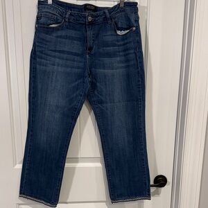 Judy Blue Women's Dark Blue Ankle Jeans